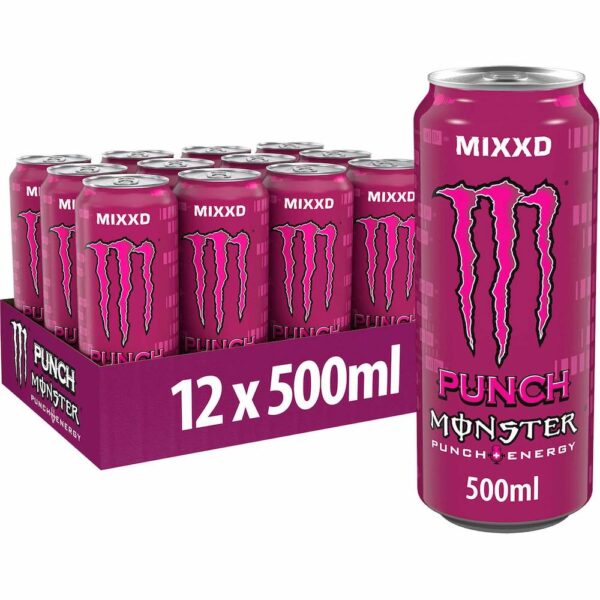 Monster Energy Drink Punch MIXXD 50cl x 12st - Dryck,Energidryck,Monster