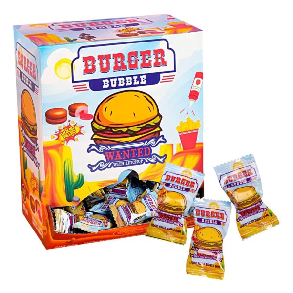 Burger Bubble Gum Automat - 1 kg