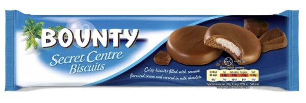 Bounty Secret Centre Biscuits 132g